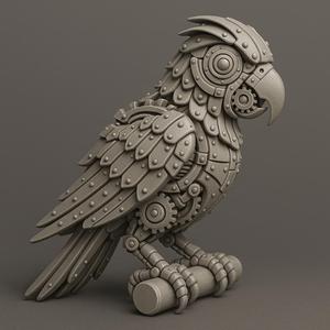 Steampunk Parrot