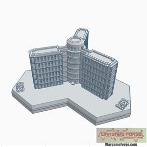 Sci-Fi Building 19 Hex Map Scale HMSSF019
