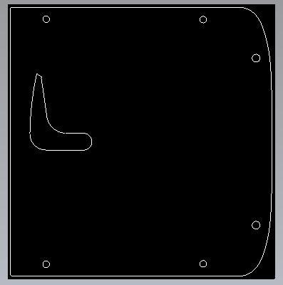 XR platform footpad under plate