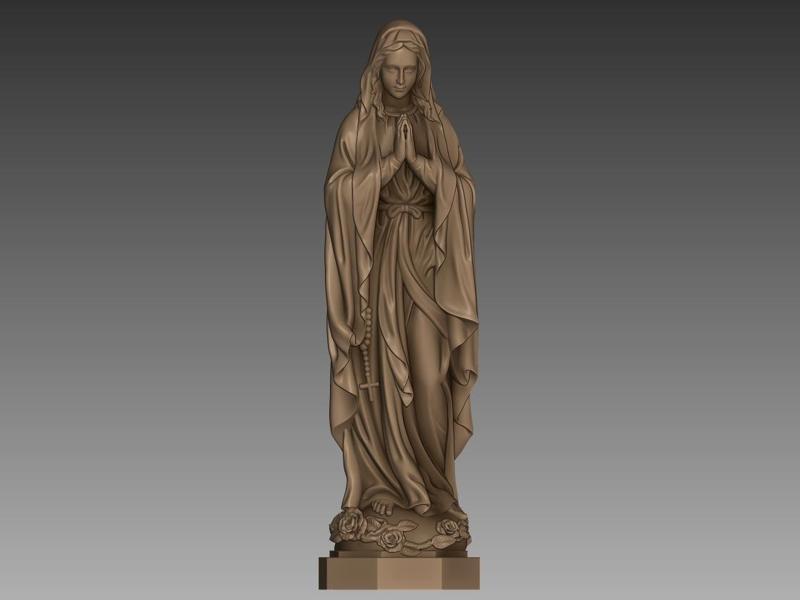 Virgin Mary Praying Statue