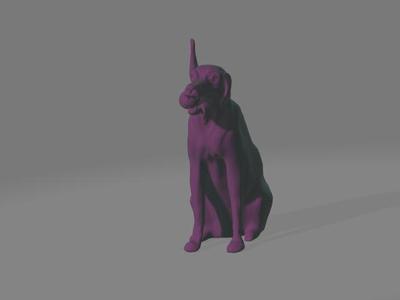 Escultura Perro
