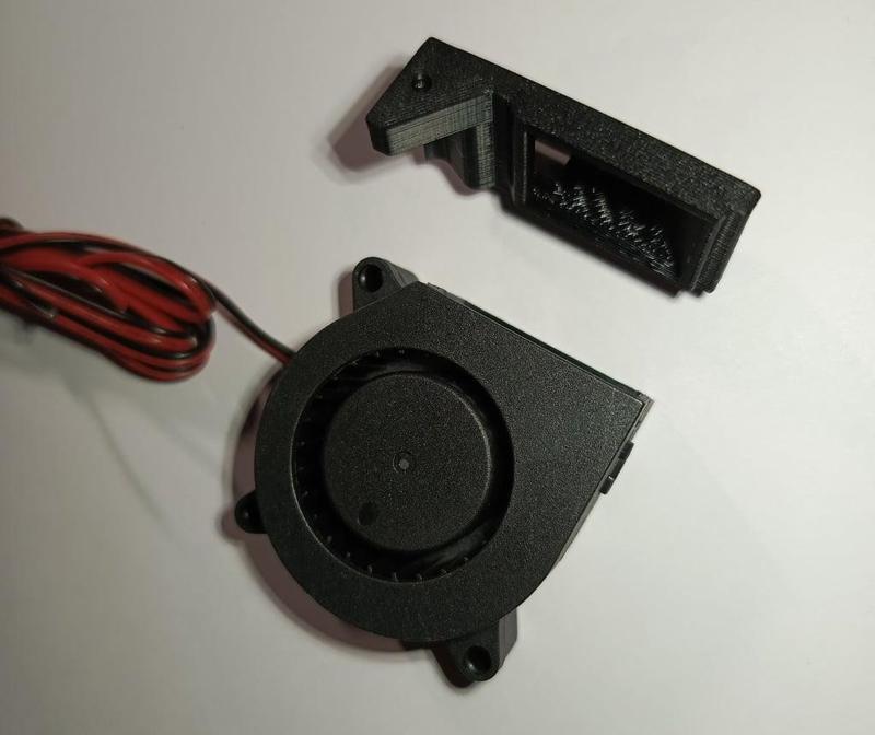 Fan duct for 4020 (easy printing, no supports required)