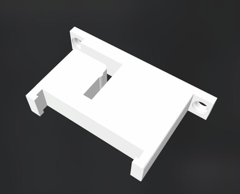 IKEA PAX ÖVERSIDAN LED Clip - extended with built in wire management