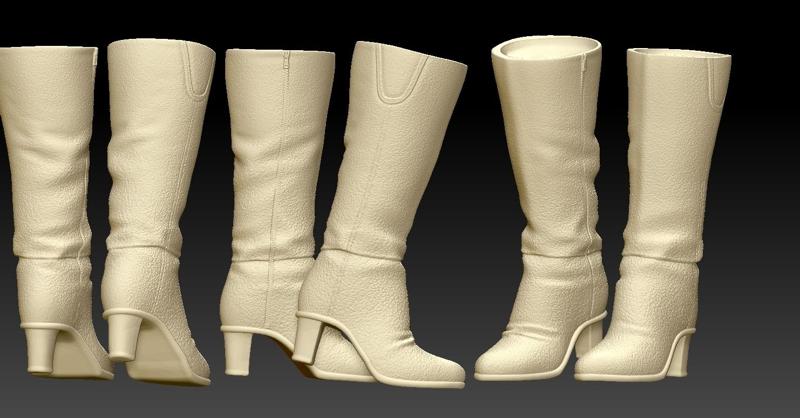 Boots 3D print model