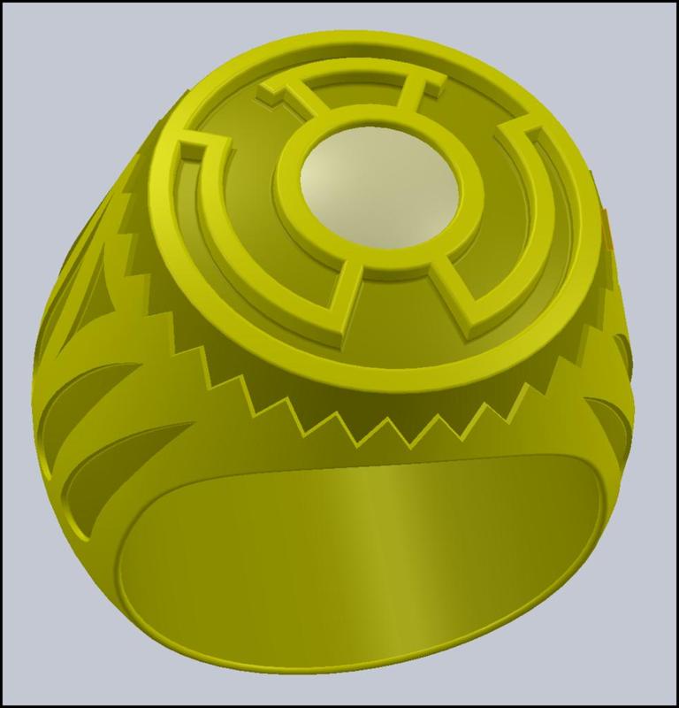 Yellow Lantern Ring