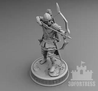 Viking archer 3D print model