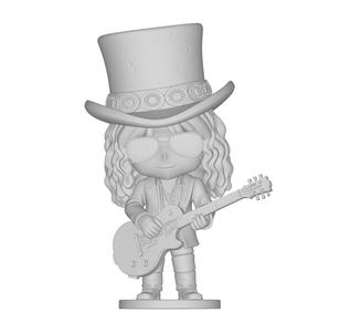 SLASH GUNS N ROSES CHIBI STYLE