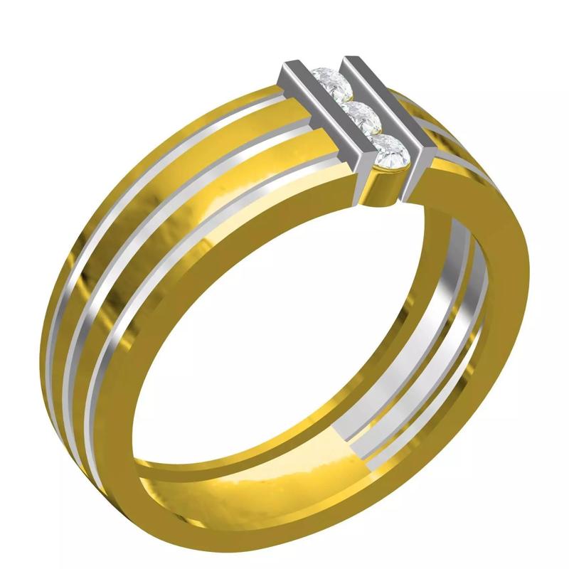 Twain Ring for Men