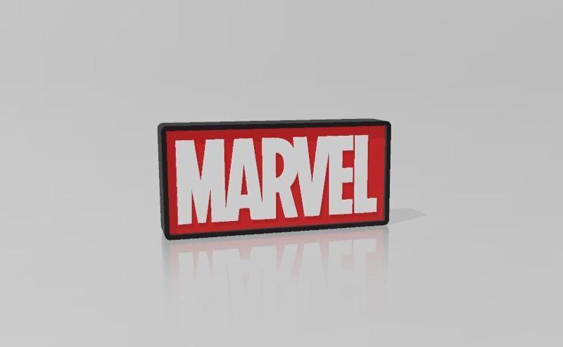 Marvel Logo LED Lamp