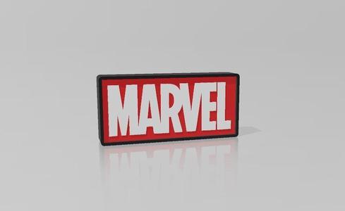 Marvel Logo LED Lamp