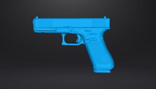 Glock 17 Gen 5 Real size scan