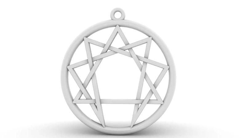 Enneagram Pendant Eneagrama
