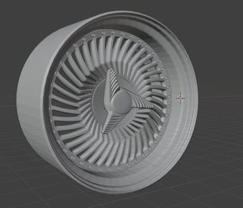 1:24 20" Work Carving Head 40 wheels