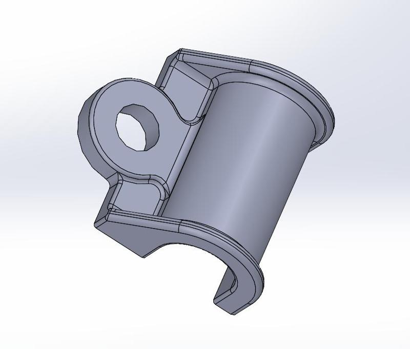 80A073456 Husqvarna 2000-2013 Swingarm brake tube guide
