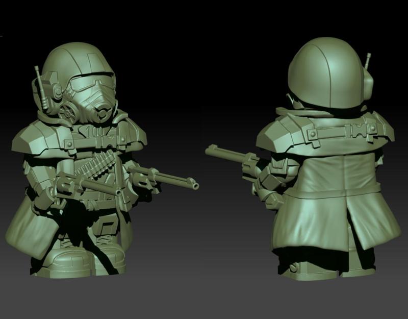 NCR Ranger combat armor FROM FALLOUT NEW VEGAS. CUSTOM SET