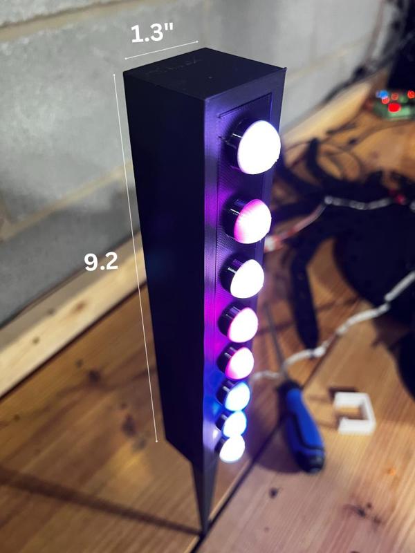 Fully Encapsulated Rain-Resistant Peace Stake