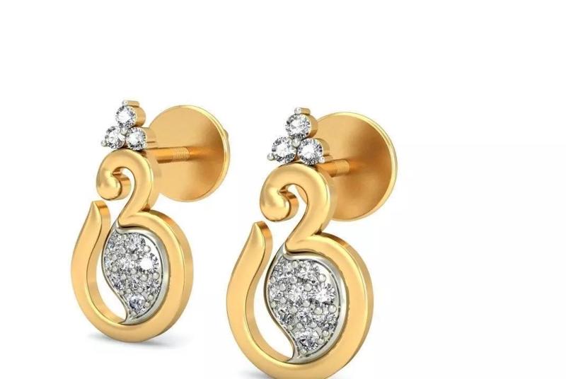 Solitaire Earrings