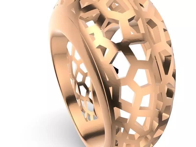 voronoi bombe ring stl verified