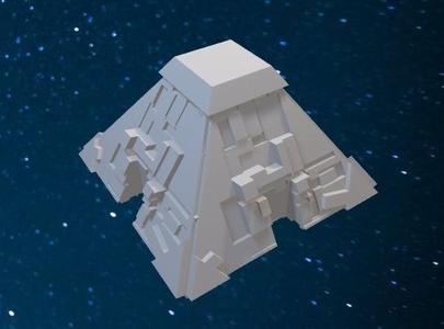 Star Trek Borg Pyramid Colony Ship
