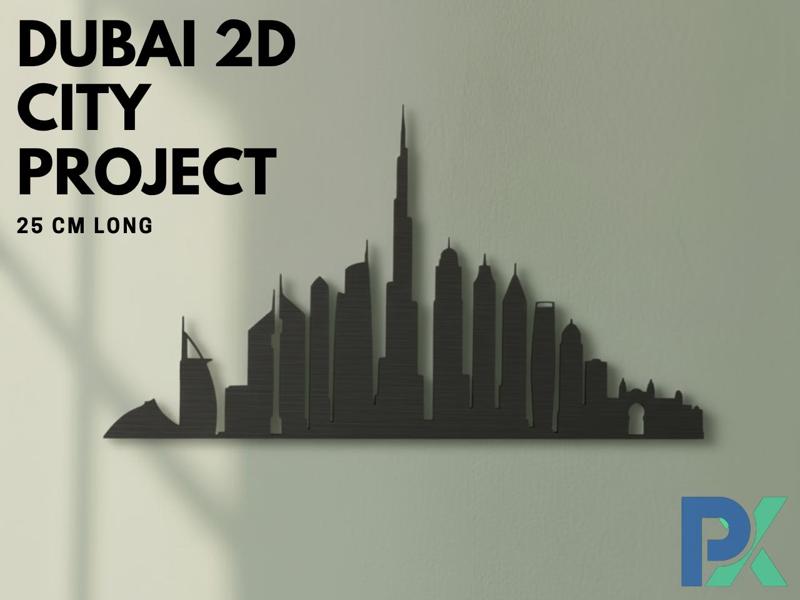 Dubai 2D City Project