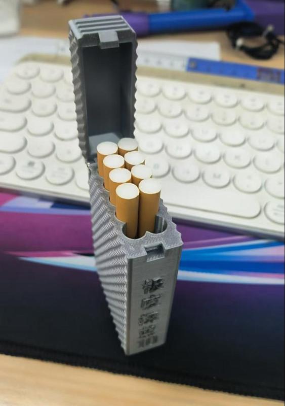 Personalized Cigarette Case for 10 Thick Cigarettes, Heightened and Widened, You Can Add Your Favorite Name