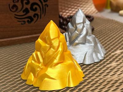 All golden and silver mountains!!!