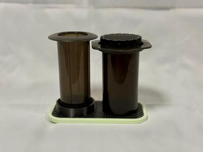 Compact Aeropress dry tray