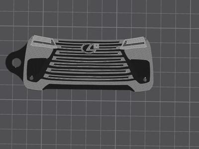 Lexus LX 600 Keychain
