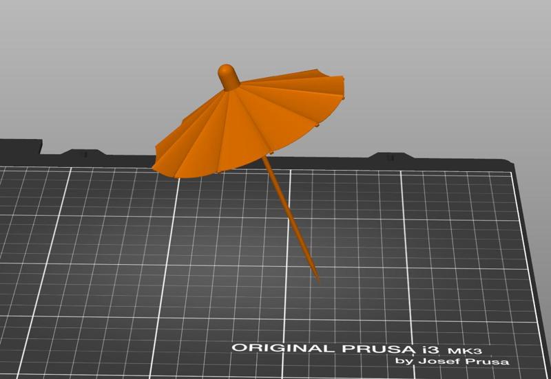 Prop Fancy Drink Umbrella