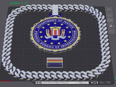 FBI Custom Neck Chain Edition