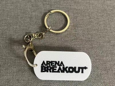 Arena Breakout Dog Tag LOGO Mark Identity Tag Game Merchandise Military Tag Information Identification Tag Necklace Keychain