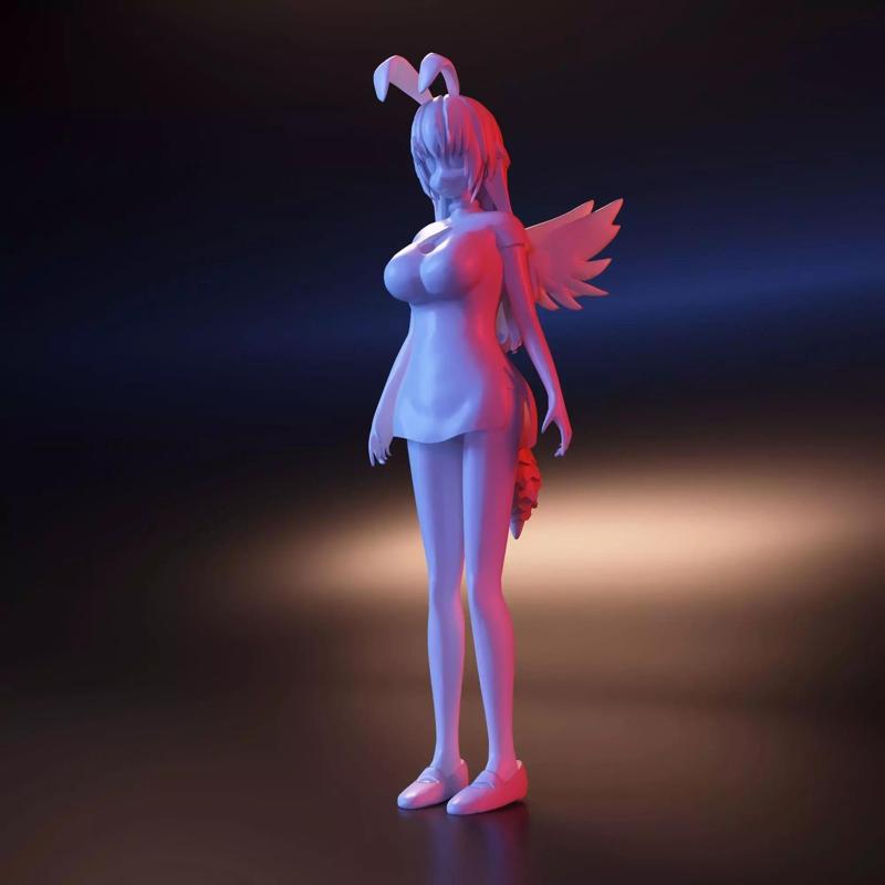 Anime girl with wings