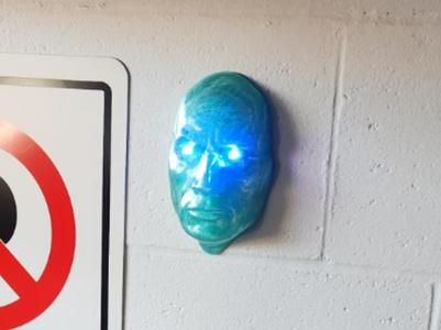 Dwayne the Rock Johnson W/LED Eyes Wall Deco