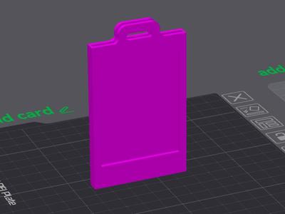Case id card custom name