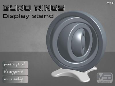 gyro rings display base