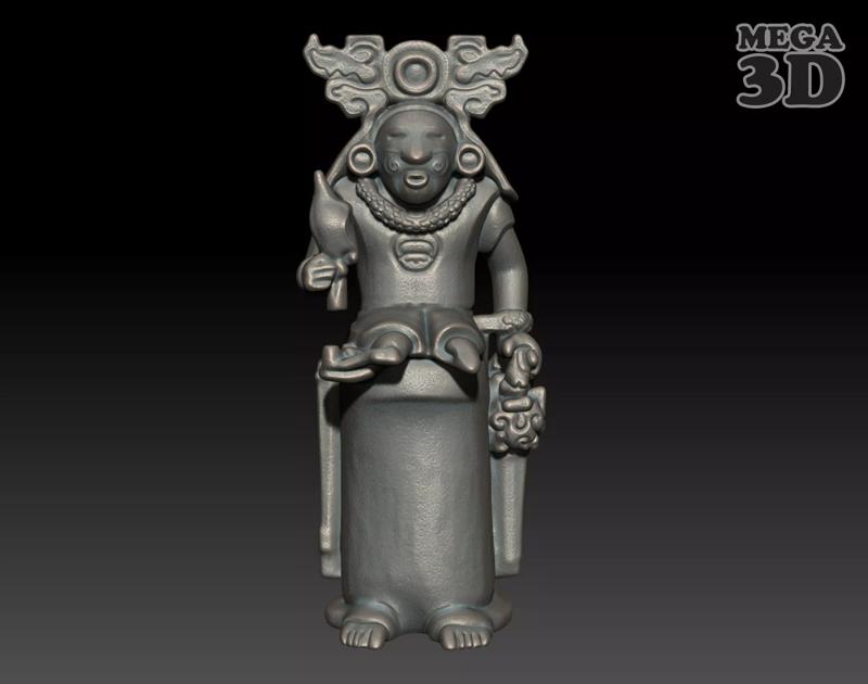 Ancient Mayan Statue 04 241227