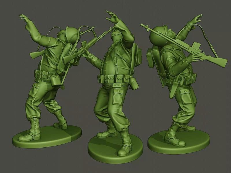 American soldier ww2 shooted A3