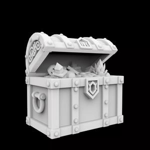 Dungeon Treasure Chest 3D Print Model