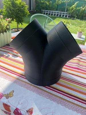 Clim gainable - Ducted A/C - Y 254mm to 2x 200mm
