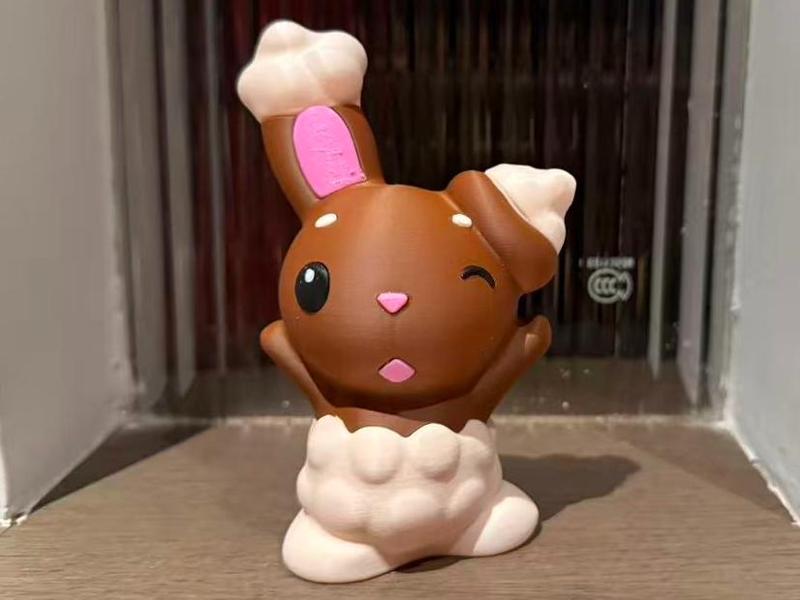 Buneary multi-color split printing (no AMS required)