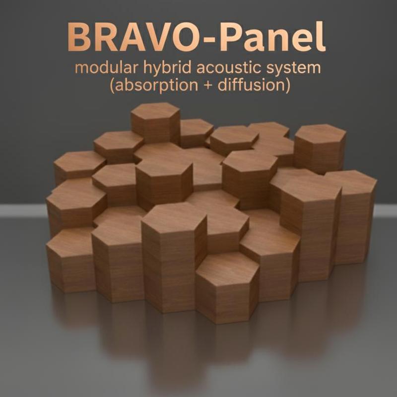 Bravo-Panel V1 (hybrid acoustic panel)