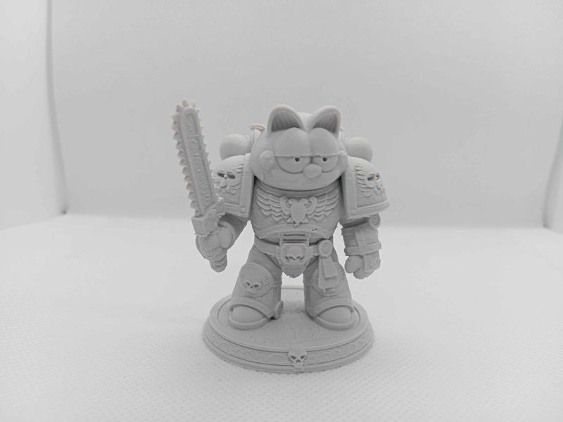 War hammer 40k Knight Garfield Crossover Figure