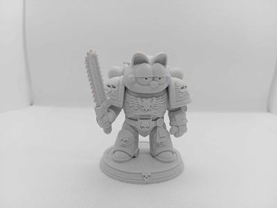 War hammer 40k Knight Garfield Crossover Figure