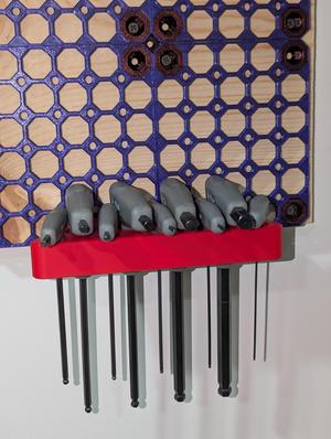 Multiboard Harbor Freight/Pittsburgh T-Handle Hex Wrench Holder