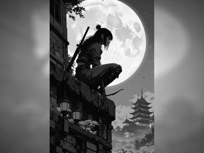 Watching the Moon Hueforge