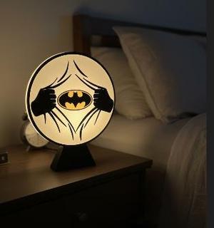 Printable Charm Batman Interchangeable Lamp Plate. Night light, homeware, characters,
