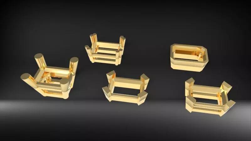 Various Radiant Heads Findings Earrings nose rings styles