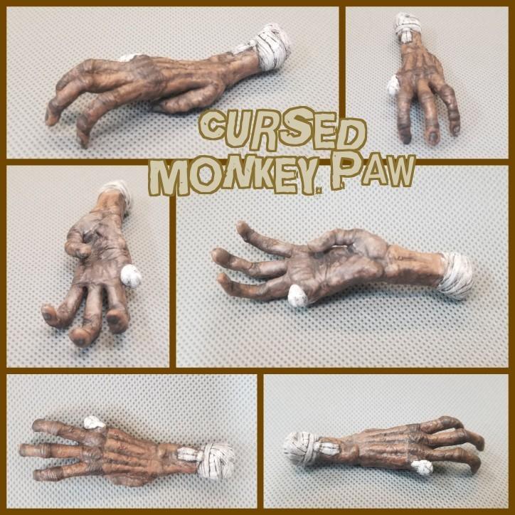 Cursed Monkey Paw Charm Necklace