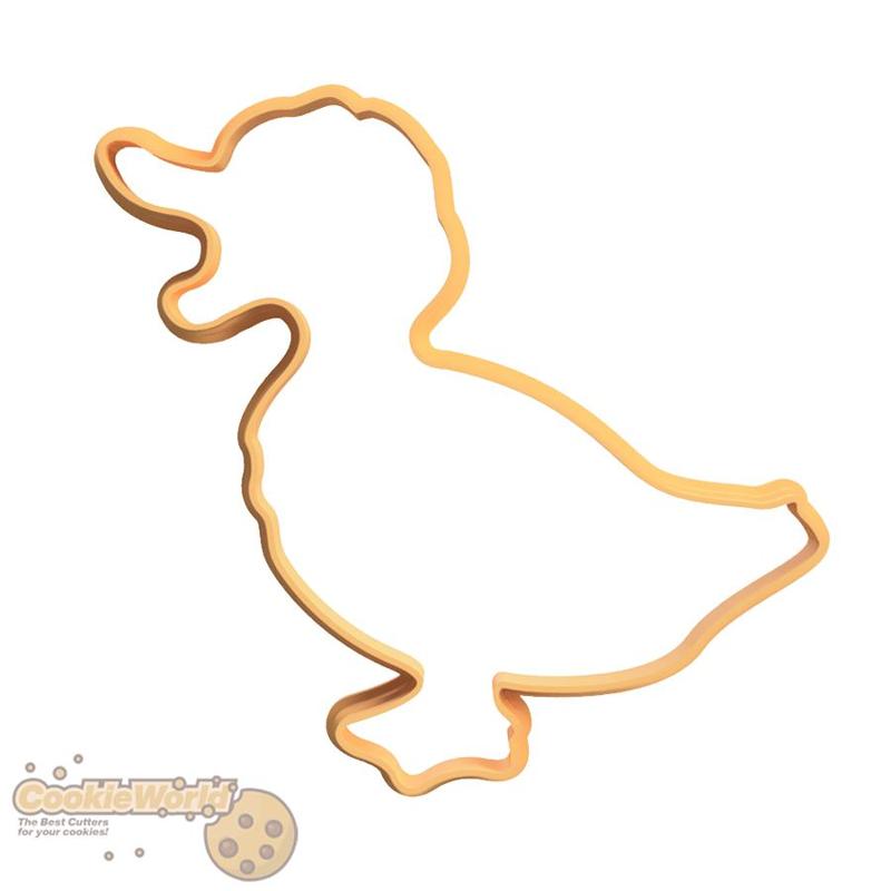 Duck silhouette Cookie cutter & Stamp