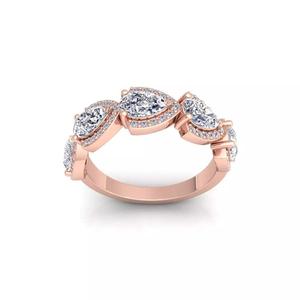 Woman Engagement Ring 3d Model and Render 6